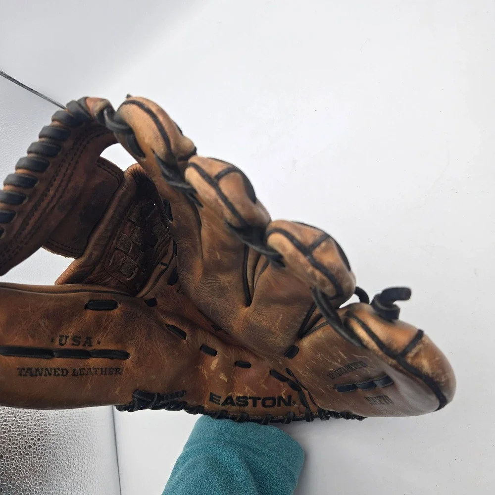 Easton Baseball Glove NAT70 12-3/4" RHT Natural Series Genuine Tanned Leather - Picture 5 of 15